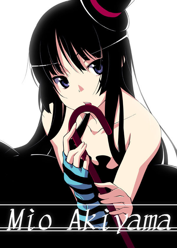any anime characters that looks like emo hmm i think mio looks goth emo