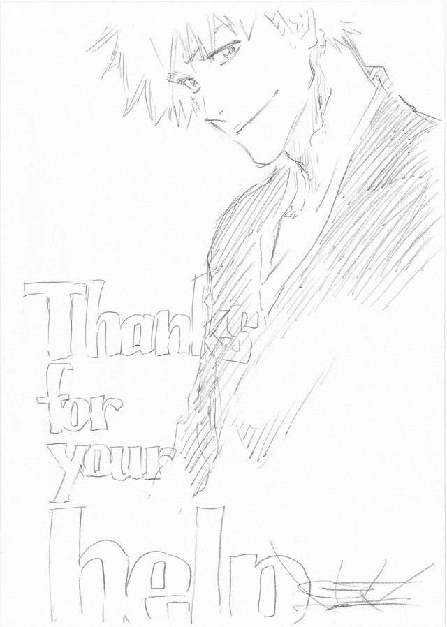 Crunchyroll Tite Kubo Presents Bleach Sketch To Thank Fans For Help