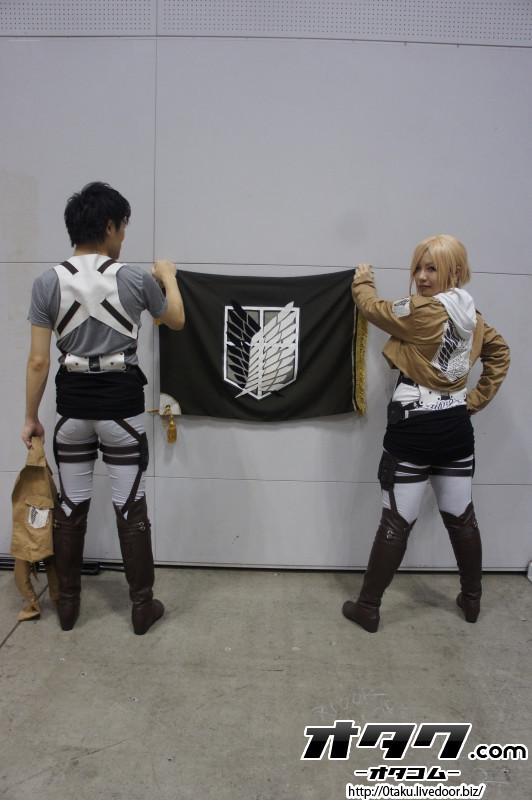 Crunchyroll Comiket Venue Hosts Attack On Titan Fan Event