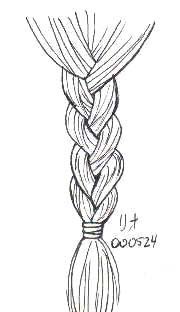 Drawings Of Braids