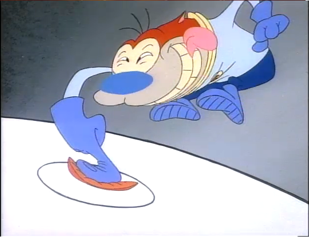 do not press the red button ren and stimpy