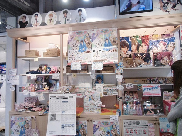 Crunchyroll - FEATURE: TV Anime "Free!" Merchandise Store in Ikebukuro