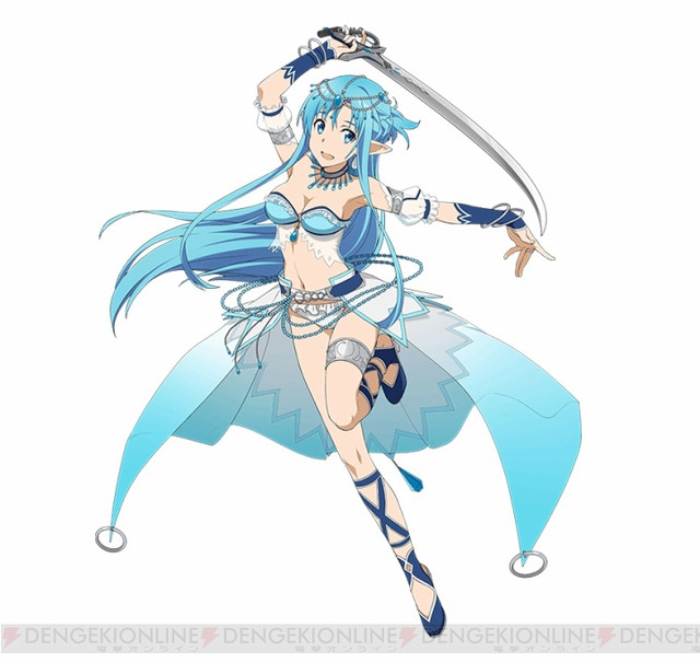 idioom regeling Schotel Crunchyroll - "Sword Art Online" Literally Goes Harem With Latest  Smartphone Game Outfits