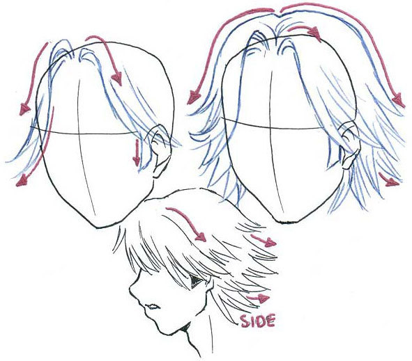 How To Draw Anime Guys With Long Hair
