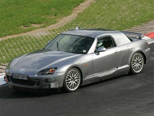 Even though it looks like an S2000 it probably a'test mule' with an S2000