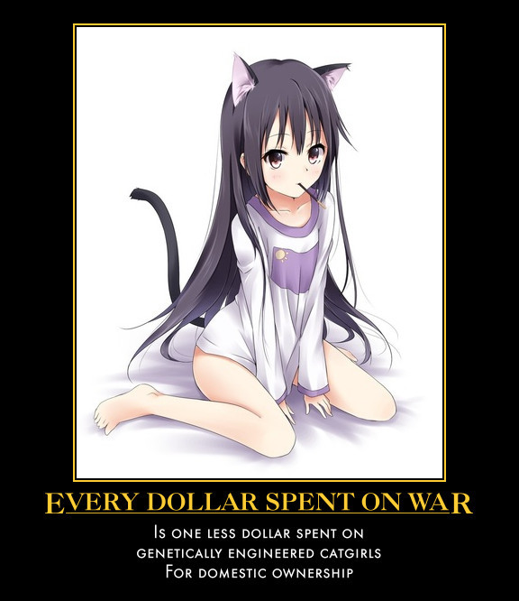 Genetically-Engineered-Catgirls-for-Domestic-Ownership!-(Black)-Mask |  Poster