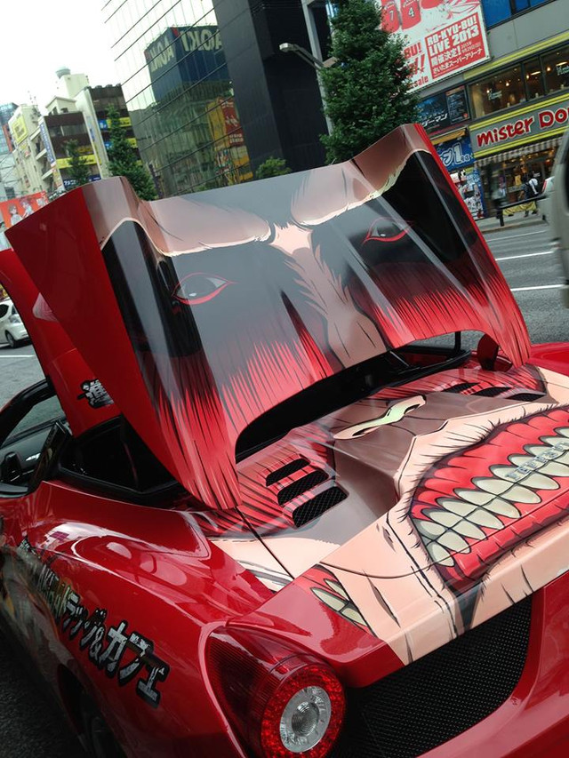 attack on titan car toy