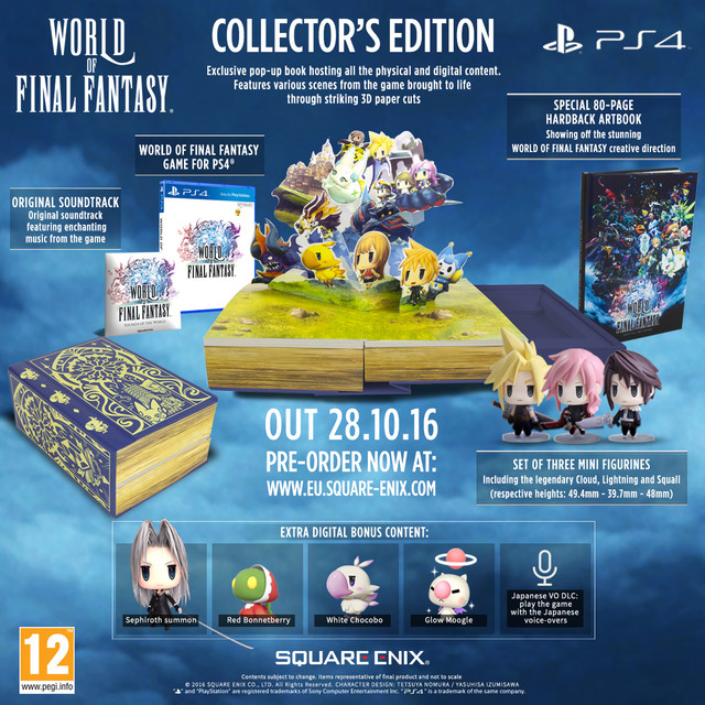 Crunchyroll - World of Final Fantasy para PS4 y PSVita presenta