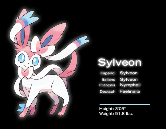 Apresentando Sylveon, a nova evolução do Eevee!
