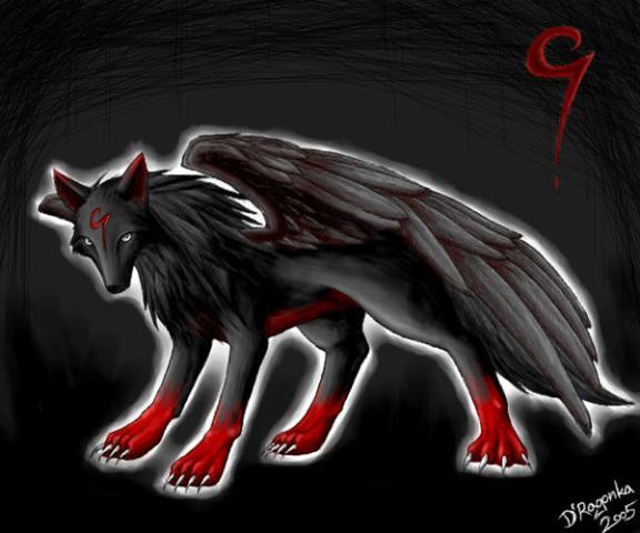 Bat Winged Wolf