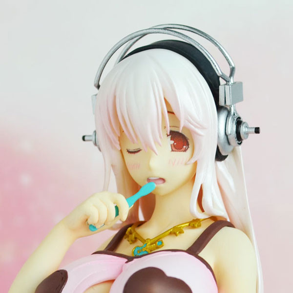 Crunchyroll - Super Sonico Gets Her Own Sexy Tooth Brushing Figure