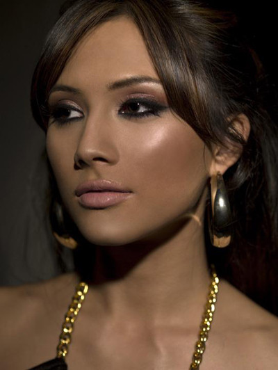 Erica Ocampo half french half filipino model and makeup artist