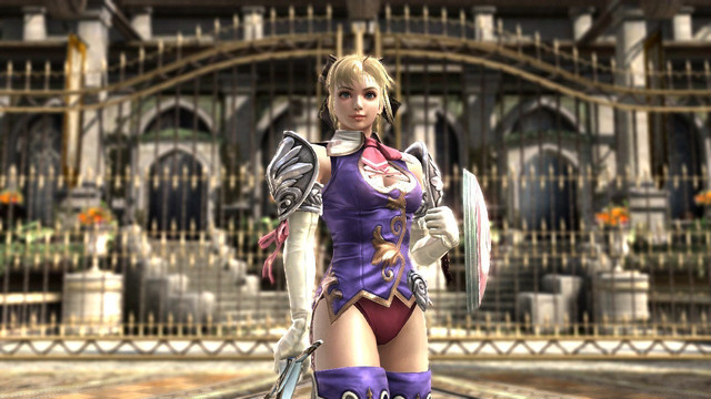 While you wait for her, you can always enjoy a very SoulCalibur: Lost Sword...