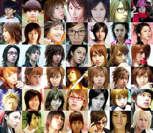 Look at how many hairstyles he has? Be it girly / manly , its dam nice !