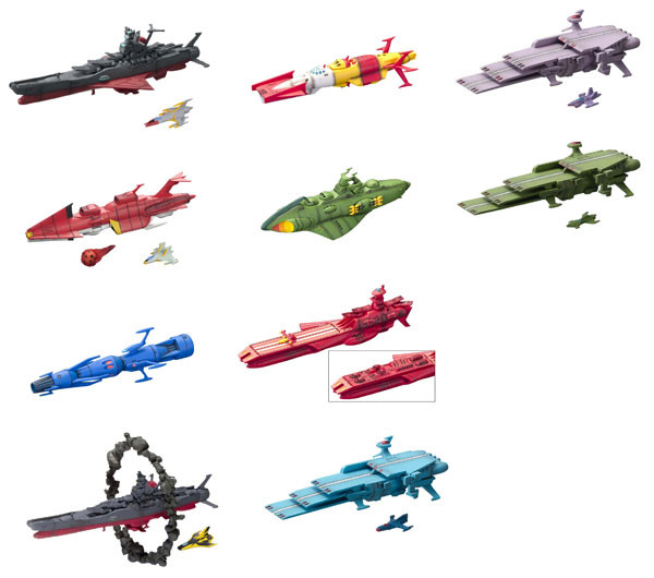 Cosmo Fleet Collection - Space Battleship Yamato -Iskandar Gekitou Arc- mini figures - due in March