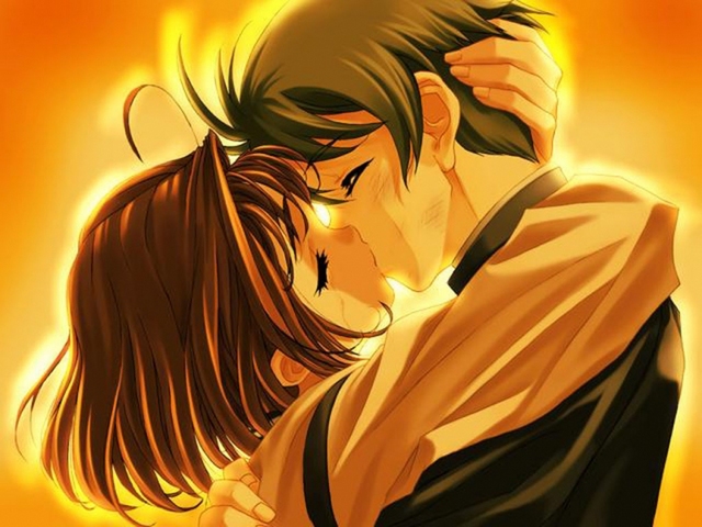 anime couples hugging. couples hot anime