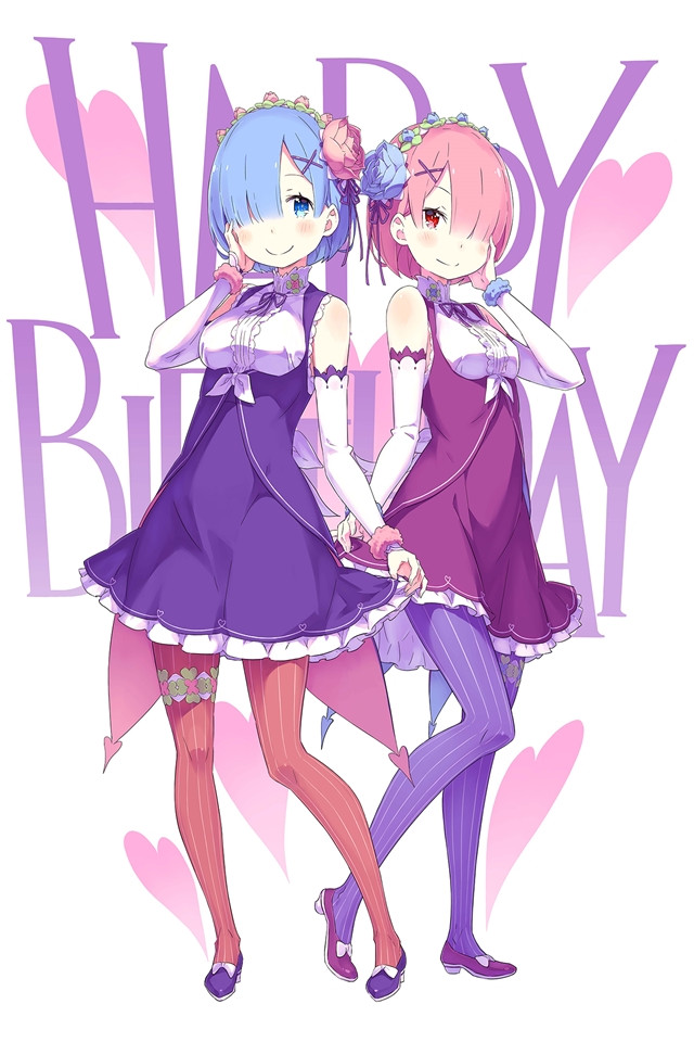 Crunchyroll - Birthday Event for "Re:Zero" Twin Sisters Ram and Rem to