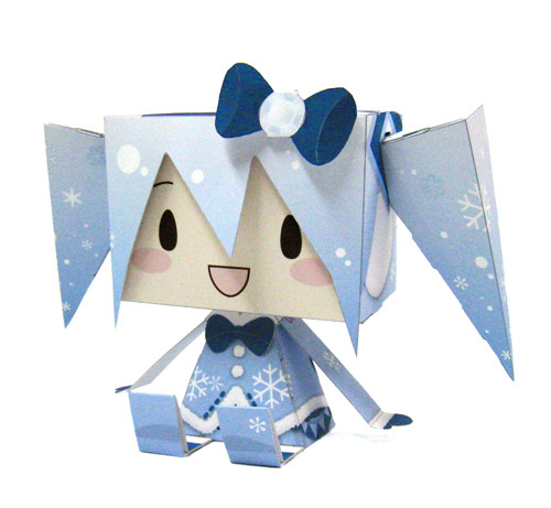 Crunchyroll New Graphig Papercraft Featuring Snow Hatsune Miku 6522