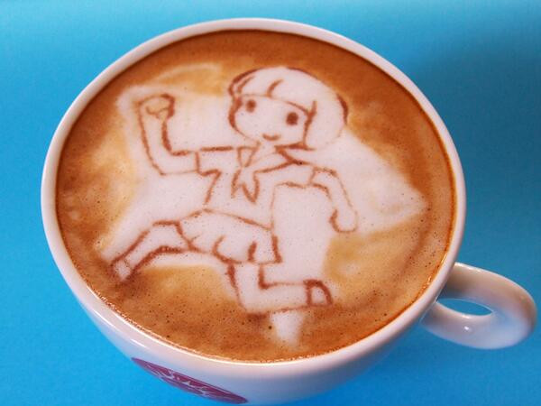 Latest "Kill la Kill" Ending Art Featuring Mako Becomes Latte Art