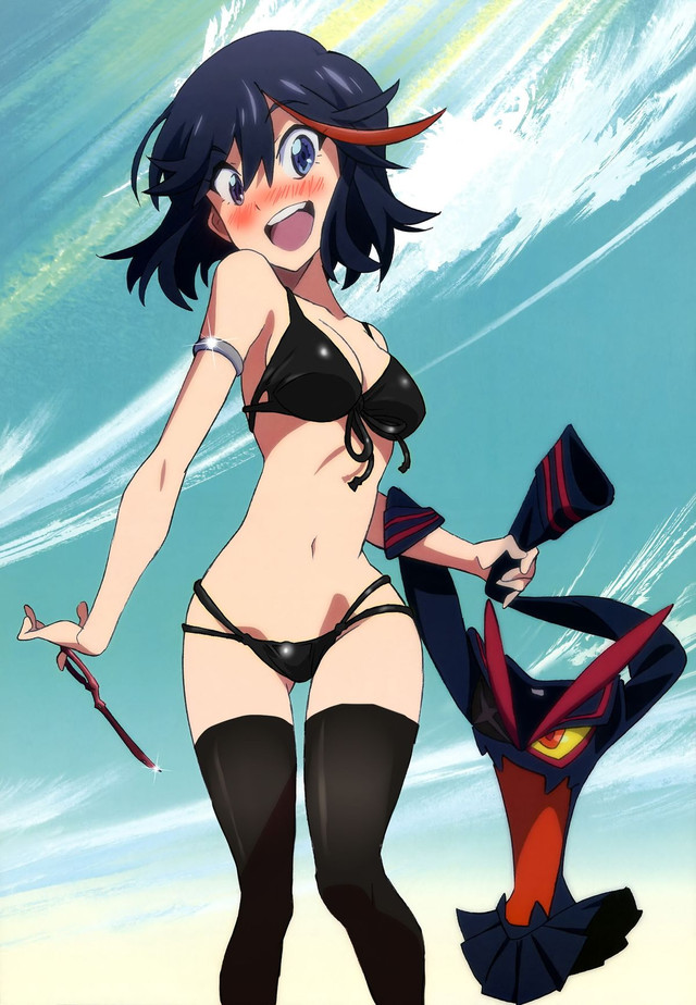 A "Nyantype" faz com que Ryuko em bikini amarelo vire meme online...