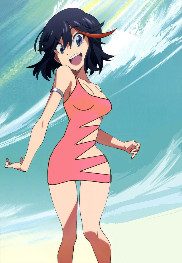 A "Nyantype" faz com que Ryuko em bikini amarelo vire meme online...