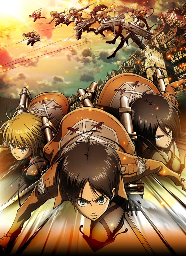 attack on titan manga set