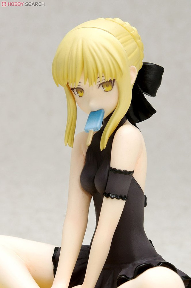 Crunchyroll - Fate/hollow ataraxia's Saber Alter Dons Swimsuit for