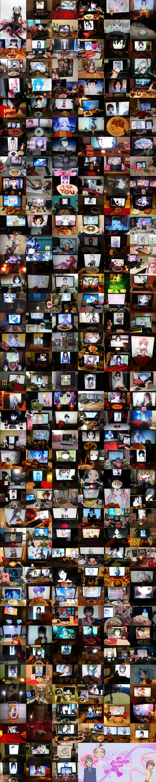 Crunchyroll - 4Chan's 2013 Valentine's Day Collage