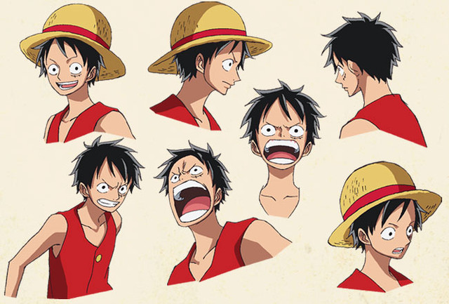 luffy character design