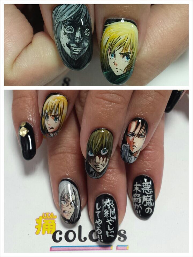 Crunchyroll - Otaku Nail Salon Shows Off Amazing "Kill La Kill" Work