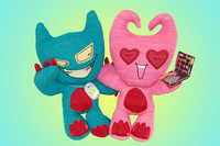 Crunchyroll Exclusive Emote 2 Pack: Hype and Amore 10" Plushes