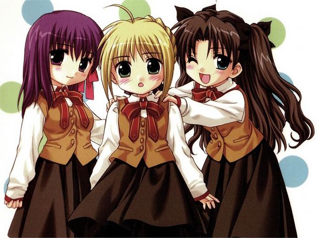 anime 3 friends
