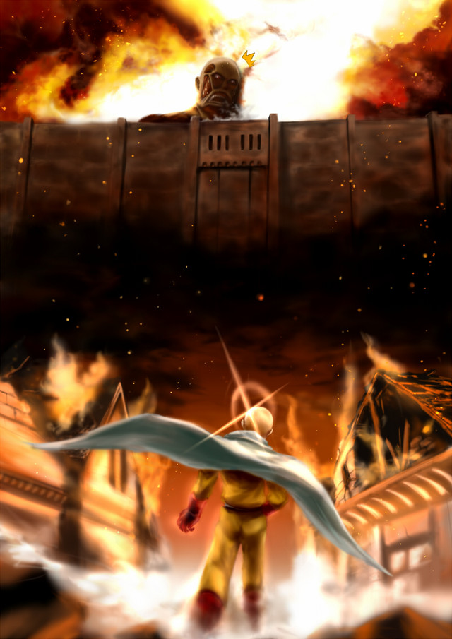 Attack On Titan One Punch Man