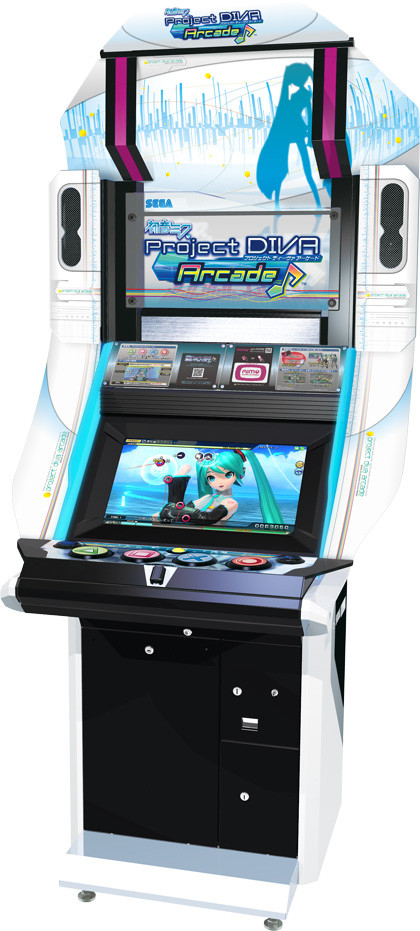 Crunchyroll - VIDEO: "Hatsune Miku Project Diva" Arcade Game Warms Up ...