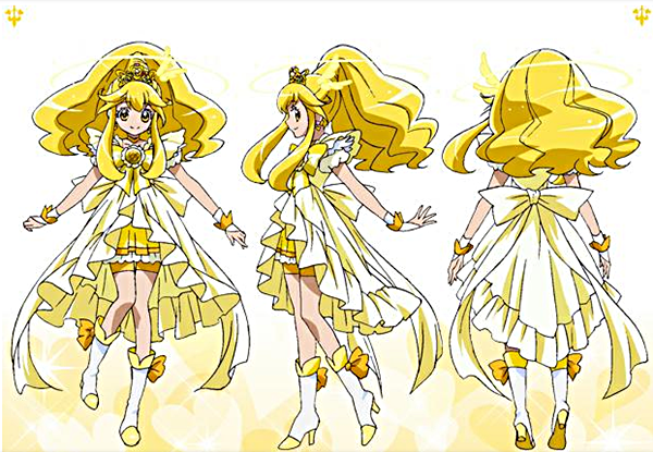 the seven Smile PreCure! character figures. 