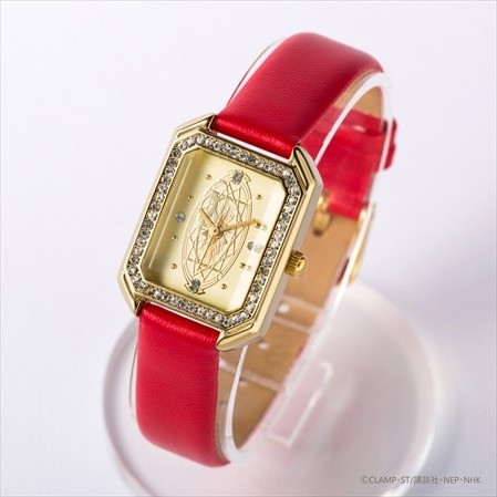 reloj rojo accesorios de Sakura Cardcaptor