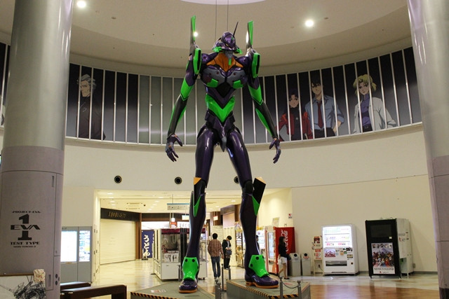 japan evangelion statue