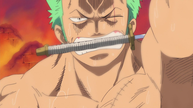 One Piece Punk Hazard 575 629 Episode 580 A Battle In The Heat Luffy Vs The Giant Dragon Watch On Crunchyroll