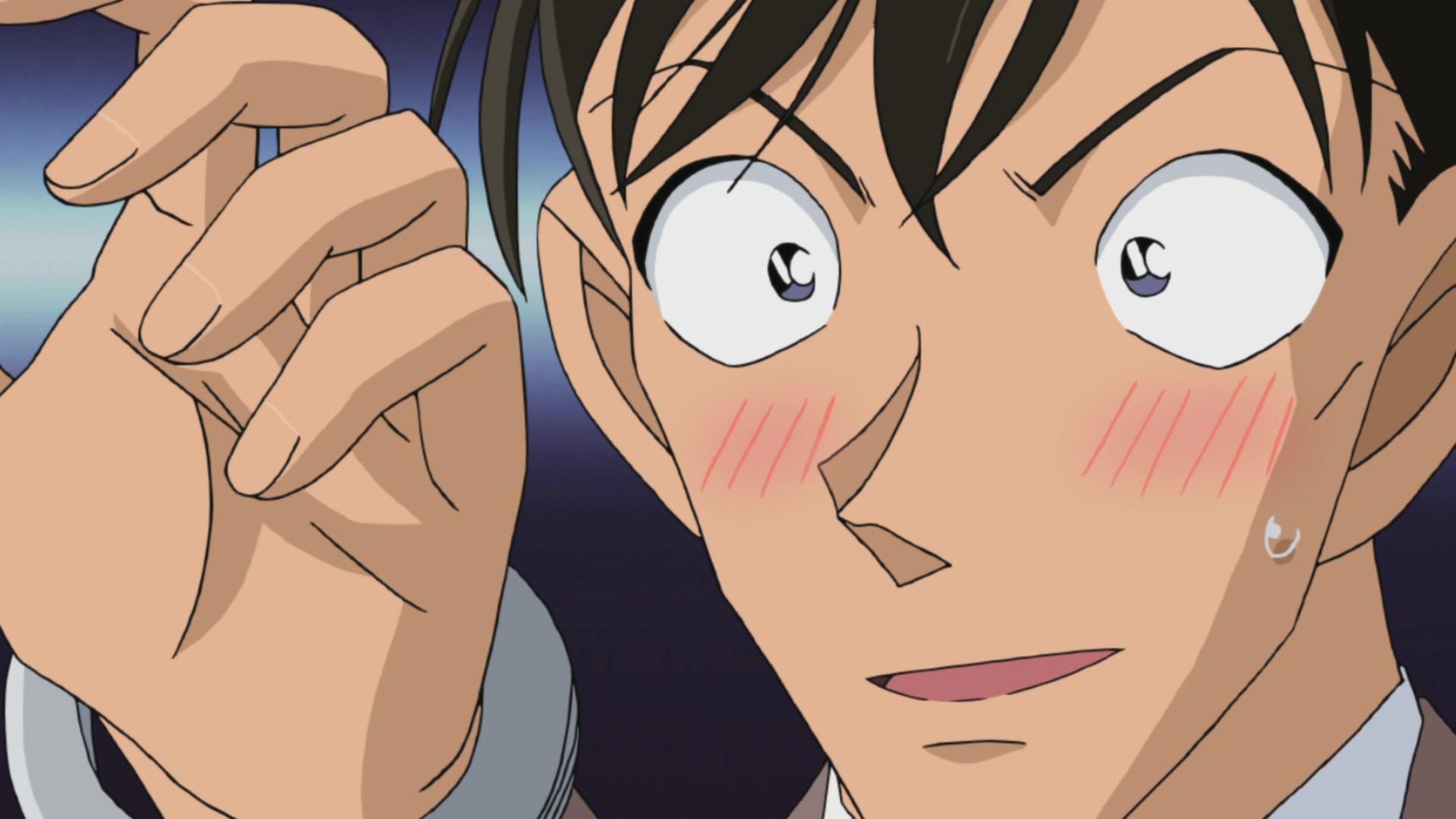 Case Closed Detective Conan Episode 791 Detective Takagi On The Run In Handcuffs Watch On Crunchyroll