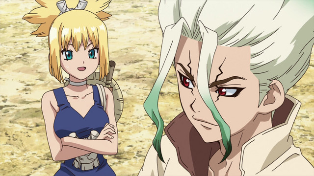 Dr Stone Episodio 13 Masked Warrior Assista Na Crunchyroll