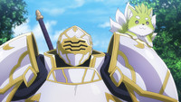 Os principais personagens de Skeleton Knight in Another World (Gaikotsu  Kishi-sama, Tadaima Isekai e Odekake-chū)
