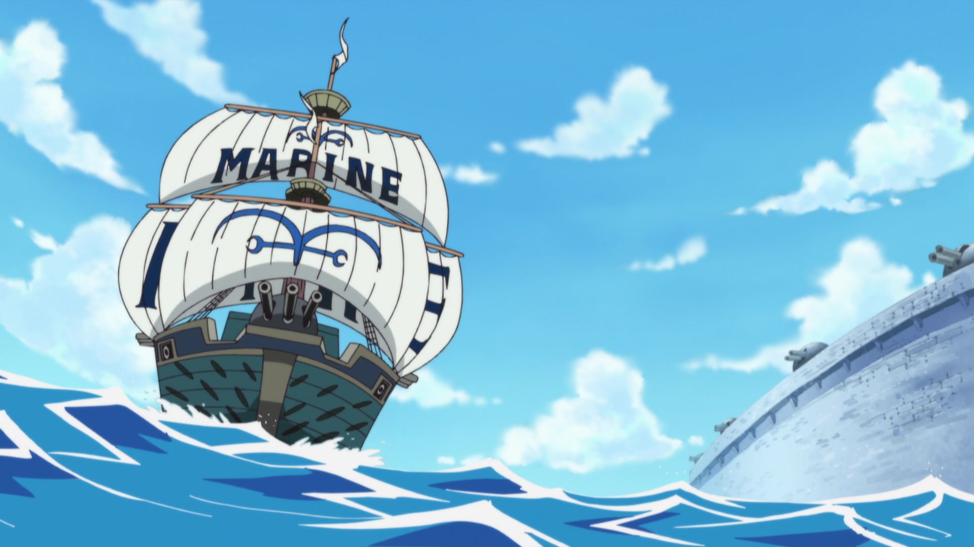 One Piece Summit War 385 516 Episode 511 Unexpected Relanding Luffy To Marineford Watch On Crunchyroll