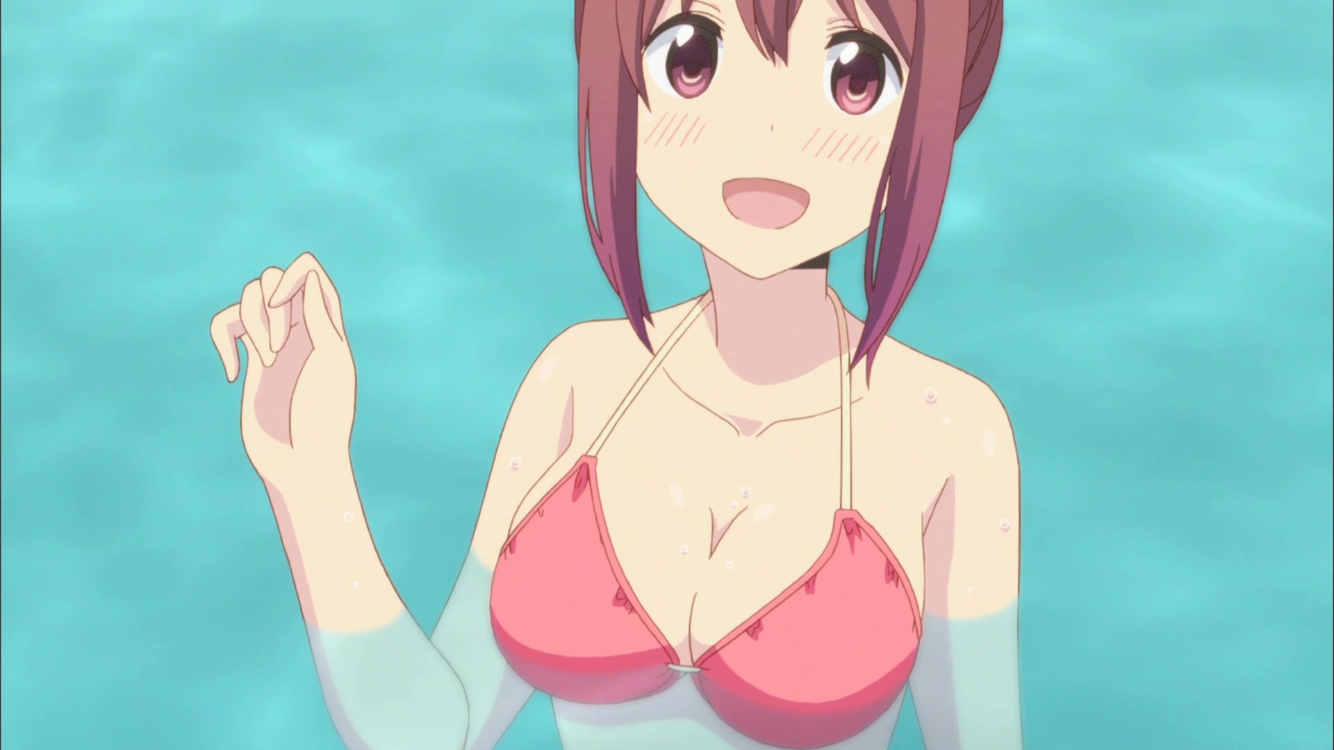 Sakura Trick Episodio 7 Swimsuit Fanservice Wardrobe