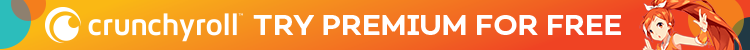 Crunchyroll-Hime tạo dáng cho một biểu ngữ quảng cáo Crunchyroll.