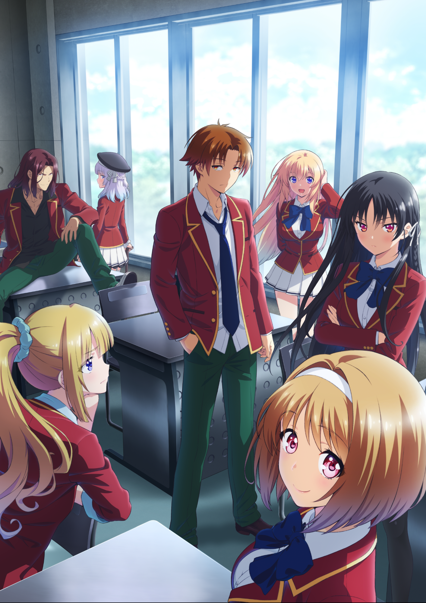 Classroom of the Elite II anime visual