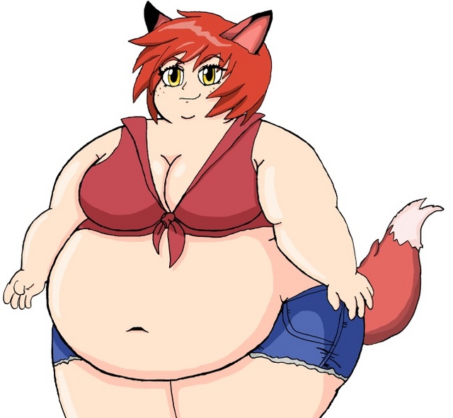 Толстая лиса рисунок