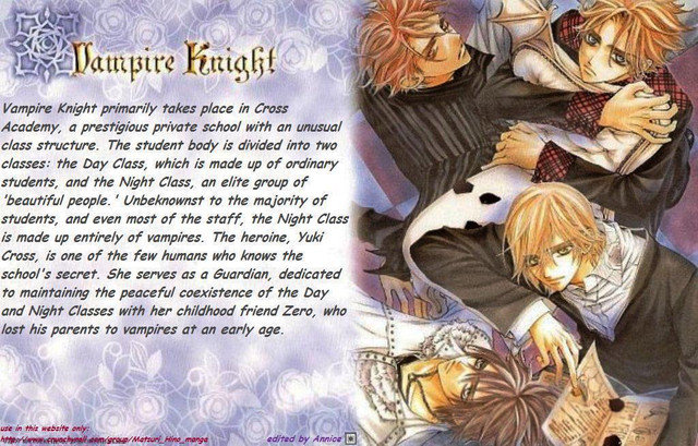 Crunchyroll - Vampire Knight Night Class - Group Info