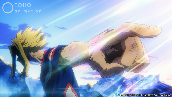 All Might in My Hero Academia
