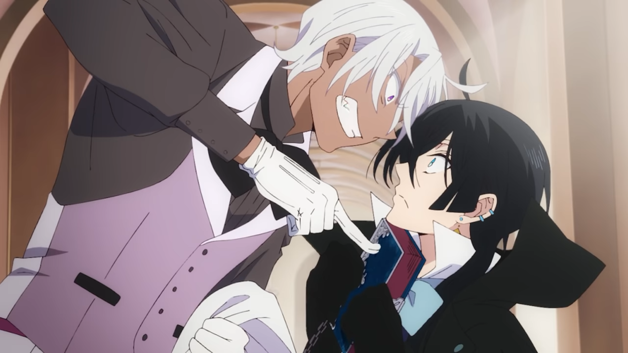 Noe and Vanitas squabble in a scene from the upcoming The Case Study of Vanitas TV anime.