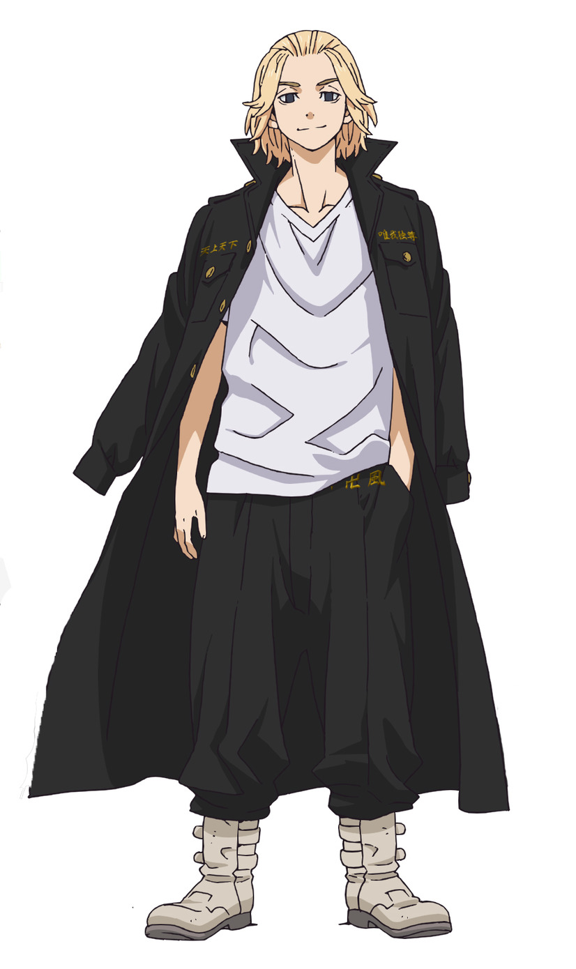 A character setting of Manjiro Sano, the leader of the Tokyo Manji Gang, from the upcoming Tokyo Revengers TV anime.